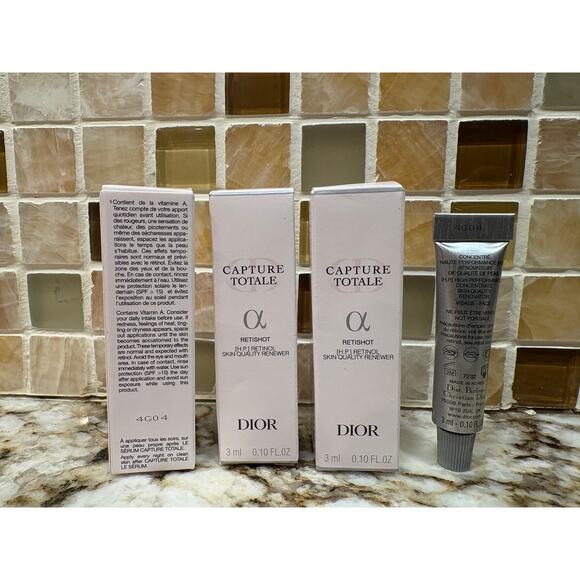 DIOR Capture Totale Retishot Retinol Serum Lot 3x 3ml Renewal Samples - Picture 3 of 3